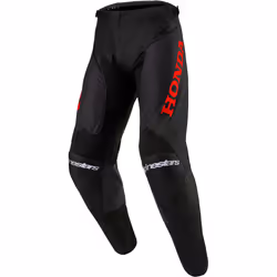 Alpinestars Honda Racer Iconic Pantalon de motocross, noir-rouge, taille 28 pour Hommes