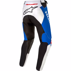 Alpinestars Honda Racer Iconic Pantalon de motocross, blanc-rouge-bleu, taille 28 pour Hommes
