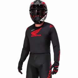 Alpinestars Honda Racer Iconic Maillot de motocross, noir-rouge, taille S pour Hommes - Vue supplémentaire 5