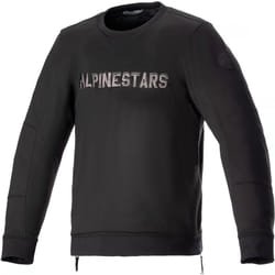 Alpinestars Legit Crew Fleece Pull moto, noir, taille S pour Hommes