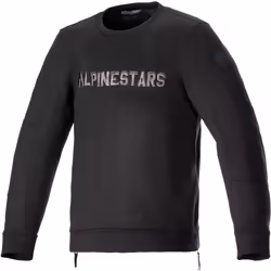 Alpinestars Legit Crew Fleece Pull moto, noir, taille 2XL pour Hommes