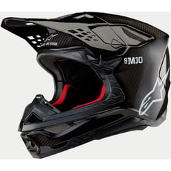 Alpinestars Supertech S-M10 Solid 2024 Casque de motocross, noir, taille L pour Hommes