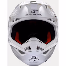 Alpinestars Supertech S-M10 Solid 2024 Casque de motocross, blanc, taille L pour Hommes - Vue supplémentaire 7