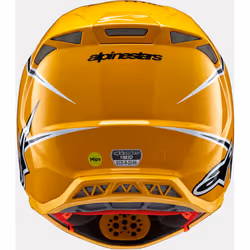 Alpinestars Supertech S-M10 Ampress 2024 Casque de motocross, noir-jaune, taille L pour Hommes