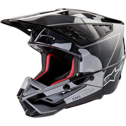Alpinestars S-M5 Rover 2 2024 Casque de motocross, noir-gris, taille L pour Hommes
