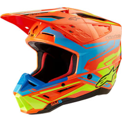 Alpinestars S-M5 Action 2 2024 Casque de motocross, jaune-orange, taille XL pour Hommes