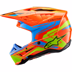 Alpinestars S-M5 Action 2 2024 Casque de motocross, jaune-orange, taille XL pour Hommes