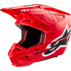 Alpinestars S-M5 Corp 2024 Casque de motocross, rouge, taille XL pour Hommes