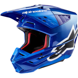 Alpinestars S-M5 Corp 2024 Casque de motocross, bleu, taille S pour Hommes