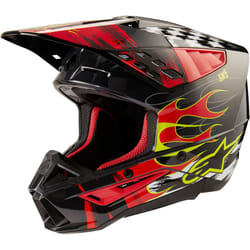 Alpinestars S-M5 Rash Casque de motocross, gris-argent, taille XL pour Hommes