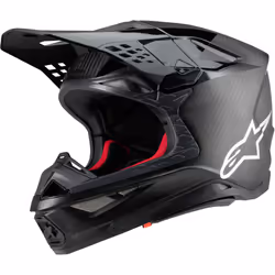 Alpinestars Supertech S-M10 Fame 2024 Casque de motocross, noir, taille S pour Hommes