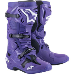Alpinestars Tech 10 Bottes motocross, pourpre, taille 47 pour Hommes