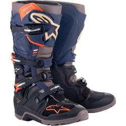 Alpinestars Tech 7 Enduro Drystar Bottes Motocross, noir-gris-bleu, taille 44 45 pour Hommes