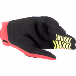 Alpinestars Full Bore Gants de motocross, noir-rouge-bleu, taille 2XL pour Hommes