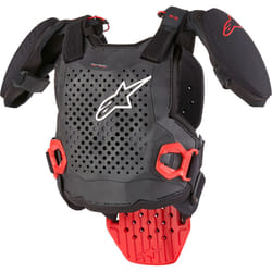 Alpinestars A-5 S V2 Armure de poitrine pour les jeunes, noir-rouge, taille L XL