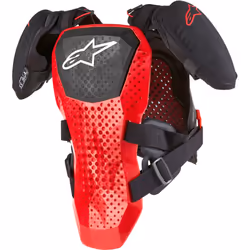 Alpinestars A-5 S V2 Armure de poitrine pour les jeunes, noir-rouge, taille L XL