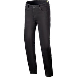 Alpinestars Cult-8 Stretch Denim Pantalon textile de moto, noir, taille 38 pour Hommes