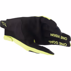 Alpinestars Radar Gants de motocross pour jeunes, noir-jaune, taille XS