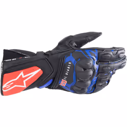 Alpinestars FQ20 SP-8 V3 Monster Gants de moto, noir-rouge-bleu, taille S pour Hommes - Vue supplémentaire 2