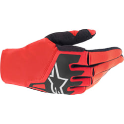 Alpinestars Techstar Gants de motocross, noir-rouge, taille M pour Hommes