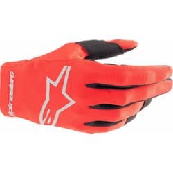 Alpinestars Radar Gants de motocross, rouge-argent, taille XL pour Hommes