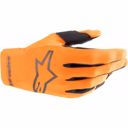 Alpinestars Radar Gants de motocross, noir-orange, taille 2XL pour Hommes