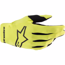 Alpinestars Radar Gants de motocross, noir-jaune, taille 2XL pour Hommes