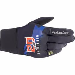 Alpinestars FQ20 Reef Monster Gants de moto, noir-rouge-bleu, taille M pour Hommes
