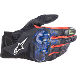 Alpinestars FQ20 SMX-1 Air V2 Monster Gants de moto, noir-rouge-bleu, taille 2XL pour Hommes