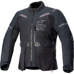 Alpinestars ST-7 2L Gore-Tex Veste textile de moto imperméable, noir-gris, taille 4XL pour Hommes