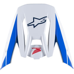 Alpinestars SM5 Casque Peak, blanc-rouge-bleu