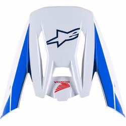 Alpinestars SM5 Casque Peak, blanc-rouge-bleu