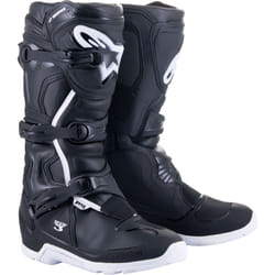 Alpinestars Tech 3 Enduro Bottes de motocross imperméables, noir-blanc, taille 43 pour Hommes