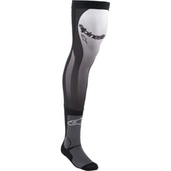 Alpinestars Knee Brace Chaussettes de motocross, noir-blanc, taille S M pour Hommes
