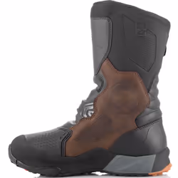 Alpinestars XT-8 Gore-Tex Bottes de moto imperméables, noir-brun, taille 42 pour Hommes