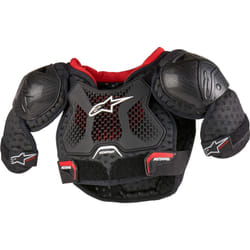 Alpinestars Bionic Action Kickstart Armure de poitrine pour enfants, noir-rouge, taille S M L XL 2XL pour Garçons