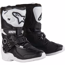 Alpinestars Tech 3S Bottes de motocross pour enfants, noir-blanc, taille 29 pour Des gamins