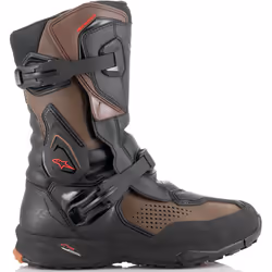 Alpinestars XT-8 Gore-Tex Bottes de moto imperméables, noir-brun, taille 45 pour Hommes