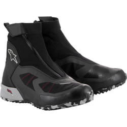 Alpinestars CR-8 Gore-Tex chaussures de moto imperméables, noir-gris-rouge, taille 45 pour Hommes