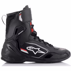 Alpinestars Superfaster Chaussures de moto, noir-gris-rouge, taille 48 pour Hommes - Vue supplémentaire 4