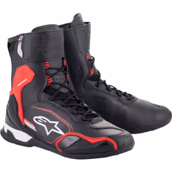 Alpinestars Superfaster Chaussures de moto, noir-blanc-rouge, taille 41 38 40 pour Hommes