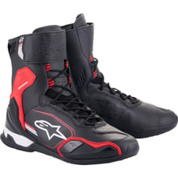Alpinestars Superfaster Chaussures de moto, noir-blanc-rouge, taille 41 38 40 pour Hommes