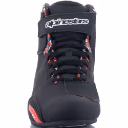 Alpinestars FQ20 Sektor Chaussures de moto, noir-rouge, taille 48 pour Hommes