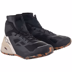 Alpinestars CR-1 Chaussures de moto, noir-brun, taille 42 pour Hommes