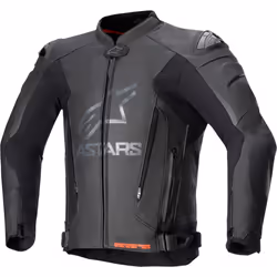 Alpinestars GP Plus V4 Veste en cuir de moto, noir, taille 52 pour Hommes