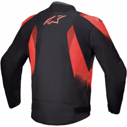 Alpinestars T-SP 1 V2 Veste textile de moto imperméable, noir-rouge, taille S pour Hommes