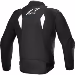 Alpinestars T-SP 1 V2 Veste textile de moto imperméable, noir-blanc, taille 3XL pour Hommes
