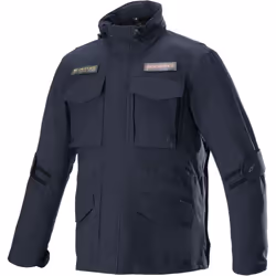 Alpinestars MO.ST.EQ Field Veste textile de moto imperméable, noir, taille 4XL pour Hommes