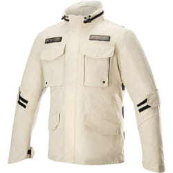 Alpinestars MO.ST.EQ Field Veste textile de moto imperméable, beige, taille 2XL pour Hommes