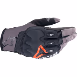 Alpinestars Techdura Gants de motocross, noir-gris-rouge, taille M pour Hommes